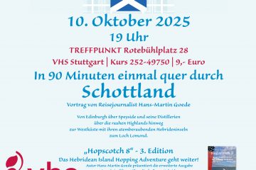 VHS Kurs Schottland 10.10.2025