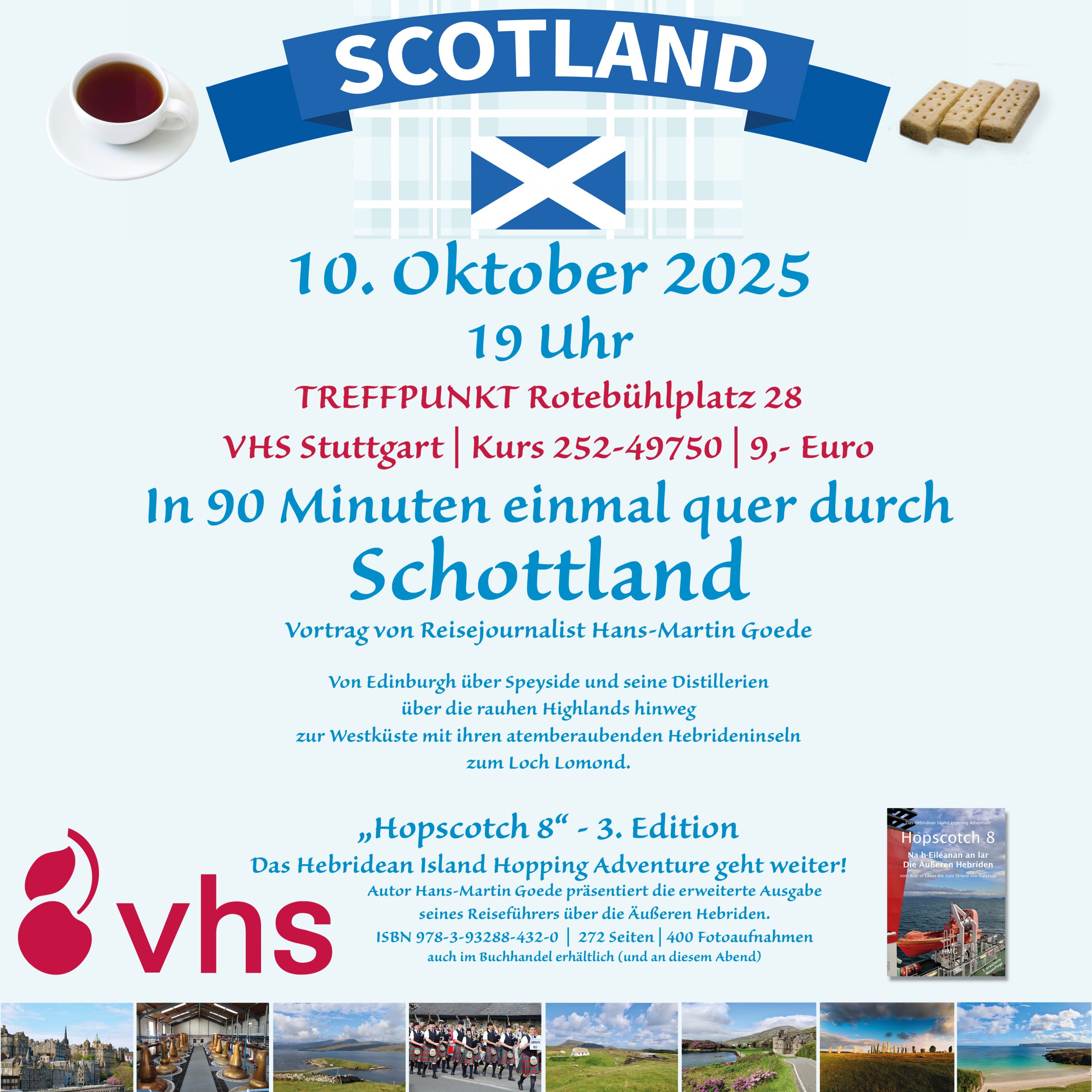 VHS Kurs Schottland 10.10.2025