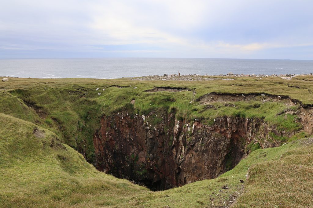Das Blasloch („Blowhole“) von Islibhig, Foto © Hans-Martin Goede