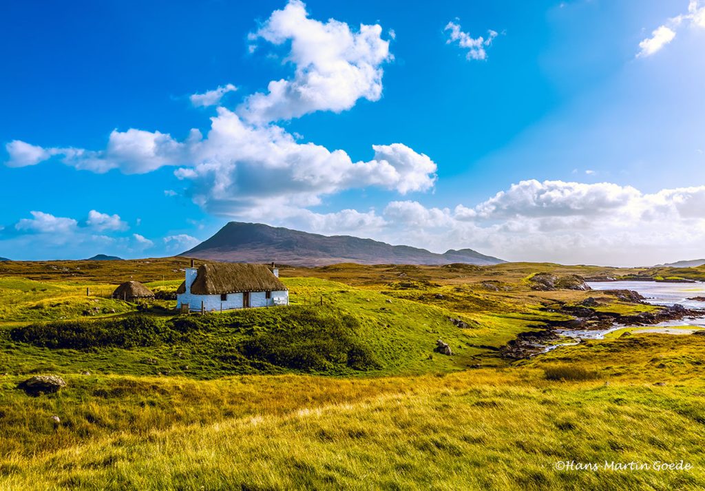 Glaic Cottage auf North Uist - Foto © Hans-Martin Goede